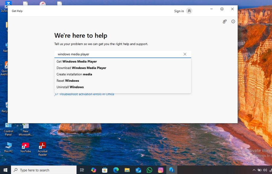 get-help-windows-media-plyer